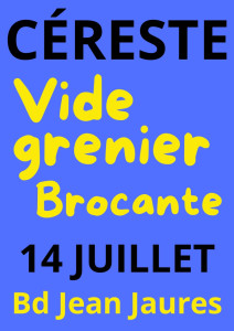 Brocante vide greniers de Céreste en Luberon photo