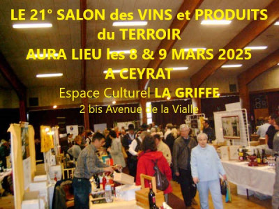 21° Salon des vins et produits du terroir de Ceyrat 2025 photo