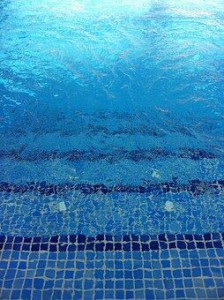 Allez à la piscine Aquarelle photo