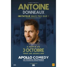 Antoine Donneaux - Imitateur mais pas que ! - Apollo Comedy, Paris photo