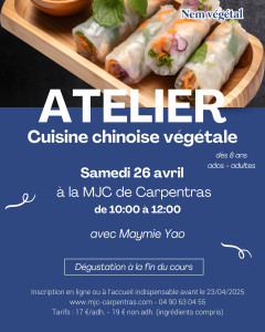 Atelier cuisine chinoise végétale photo