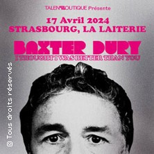 Baxter Dury - I Thought I Was Better Than You - Tournée photo