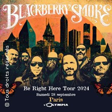 Blackberry Smoke - Be Right Here Tour - Olympia, Paris photo