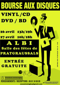 Bourse aux disques vinyl, cd, dvd et bd photo