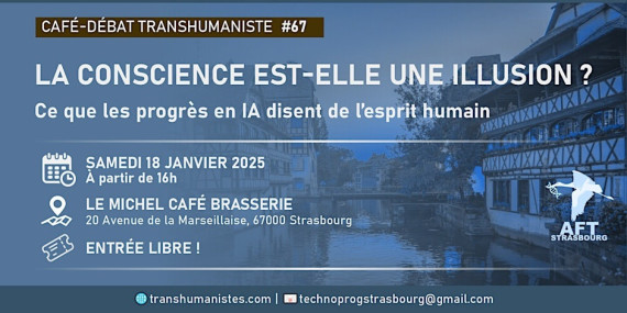 Café&Débat : La conscience est-elle une illusion ? Ce que les progrès en IA dise photo