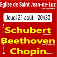 Chopin Schubert Satie Beethoven - Eglise de Saint Jean de Luz photo