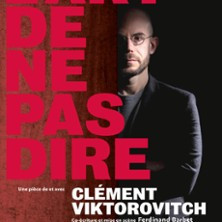 Clément Viktorovitch - L'Art de ne pas Dire - Tournée photo