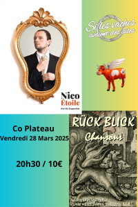 Co plateau Nico Etoile et RückBlick Chanson photo