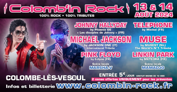 Colomb'In Rock Festival 2024 - Entrez dans l'un des plus grand festival Tributes photo