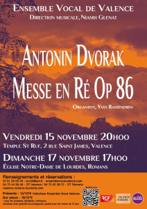 Concert Messe en ré de Dvorak photo