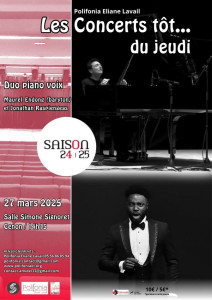 Concert tôt... duo piano voix // Cenon photo
