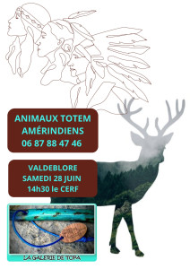 Conférence animaux toteme le cerf photo