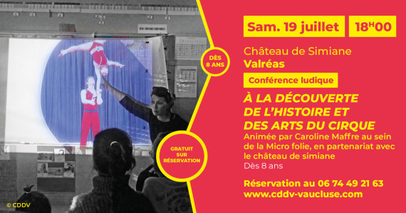 Conférence Ludique sur l'Histoire et les Arts du Cirque photo