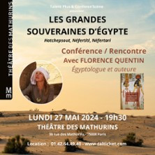 Conférenscène : Les Grandes Souveraines d'Egypte - Conférence / rencontre avec F photo