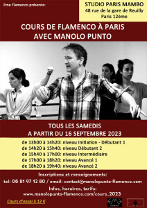Cours de flamenco à Paris à partir de septembre 2023 photo