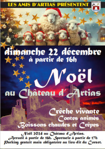 Crèche vivante de Noël. photo