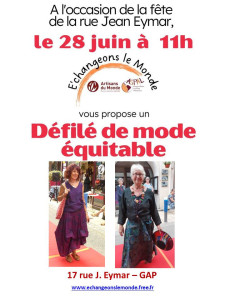 Défilé de mode équitable photo