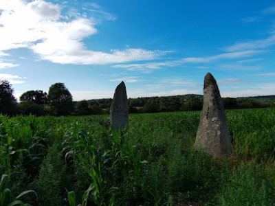 Deux menhirs de Kerbernès photo