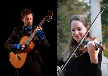 Duo Ondine et Cantor duo violon-guitare classique, jazz, trad photo