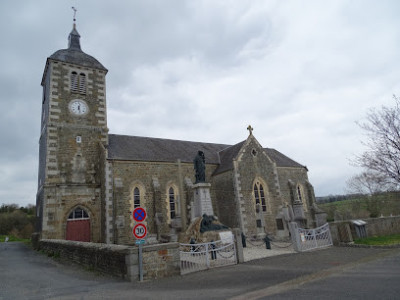 Église catholique Saint-Jean-Baptiste et son Cimetière à Pont-Farcy de Tessy-Boc photo