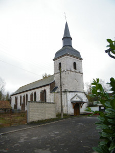 Église catholique Saint-Liéphard à Raye-sur-Authie. photo
