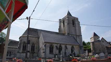 Église catholique Sainte-Pétronille à Acquin d'Acquin-Westbécourt et son Cimetiè photo