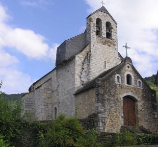Église paroissiale Saint-Sébastien à Laguinge photo