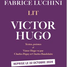 Fabrice Luchini Lit Victor Hugo - Théâtre de l'Atelier, Paris photo