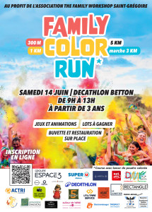 Family Color Run photo