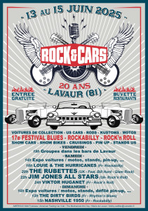 Festival ROCK’&’CARS à Lavaur (81) du 13 au 15 juin 2025 photo