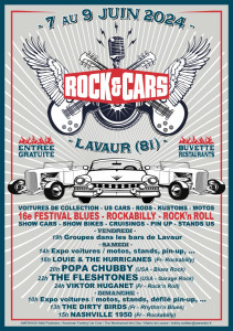 Festival  ROCK’&’CARS à Lavaur (81) du 7 au 9 juin 2024 photo