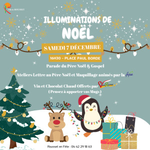 illuminations de Noël photo