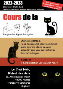 Initiation A la Langue des Signes au Chat Noir photo
