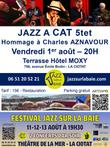 JAZZ SUR LA BAIE : concert rooftop de Jazz A Cat Quintet photo