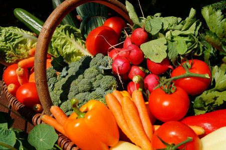 Jour de marché sur Andelys . photo