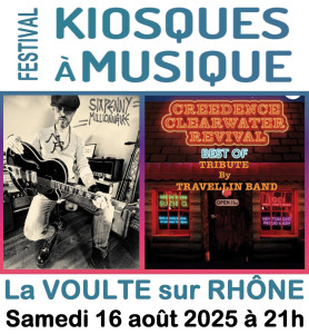 KIOSQUES à MUSIQUE -TRAVELIN'BAND (Tribute Creedence) + SIXPENNY MILLIONNAIRE photo