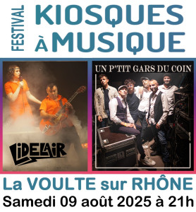KIOSQUES à MUSIQUE - UN P'TIT GARS DU COIN et LIDELAIR photo