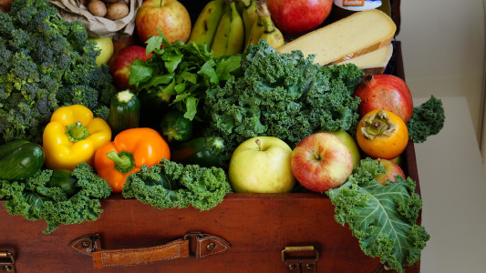 Le marché de fruits et légumes de Coincy. photo