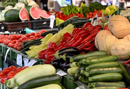 Le marché de fruits et légumes de Place Museux photo