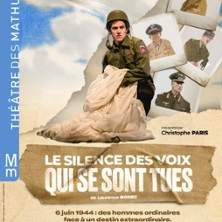 Le Silence des Voix Qui se Sont Tues - Théâtre des Mathurins - Paris photo
