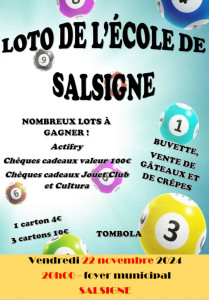 Loto de l'école de Salsigne photo