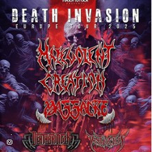 Malevolent Creation + Massacre - Supports Deathbringer + Invictus photo