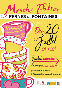 Marché potier de Pernes les Fontaines photo