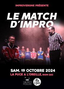 MATCH D'IMPRO - IMPROVERGNE À LA PUCE À L'OREILLE photo