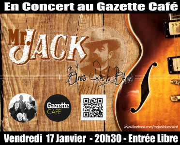 Mr Jack en concert au Gazette Café photo