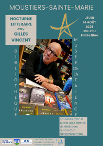 Nocturne littéraire avec Gilles Vincent photo