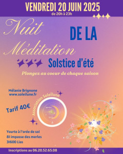 Nuit de la méditation : solstice d'été photo