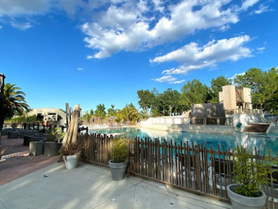 Piscine Camping avec Toboggans photo