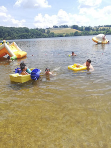 Plage, Lac Les Galens photo