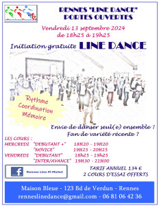 Portes ouvertes : initiation gratuite à la « Line Dance » photo